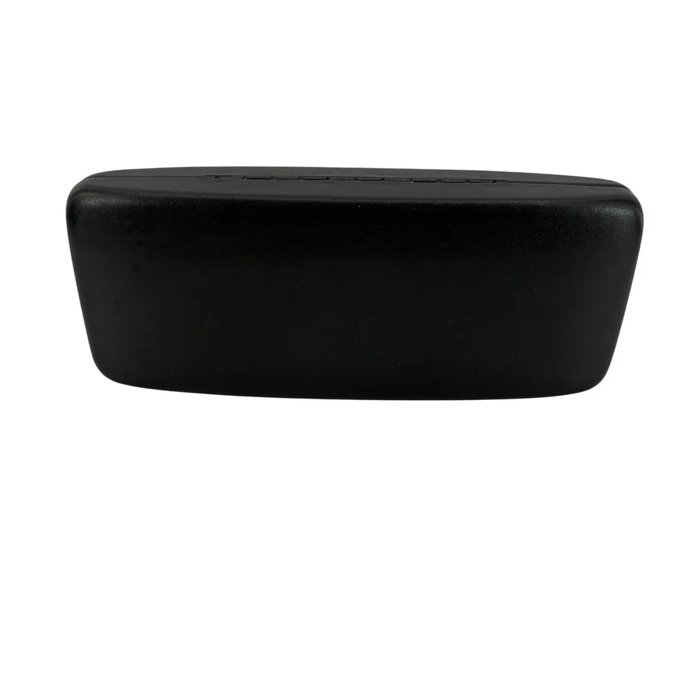 Versace Black Leather Eyeglasses Case‎ Gold Logo